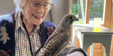 Residents Enjoy Close Encounters with Magnificent Birds of Prey