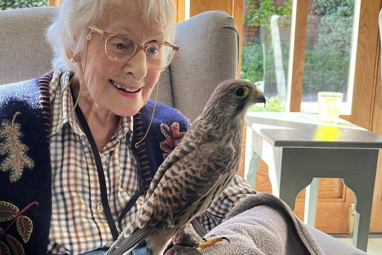 Residents Enjoy Close Encounters with Magnificent Birds of Prey